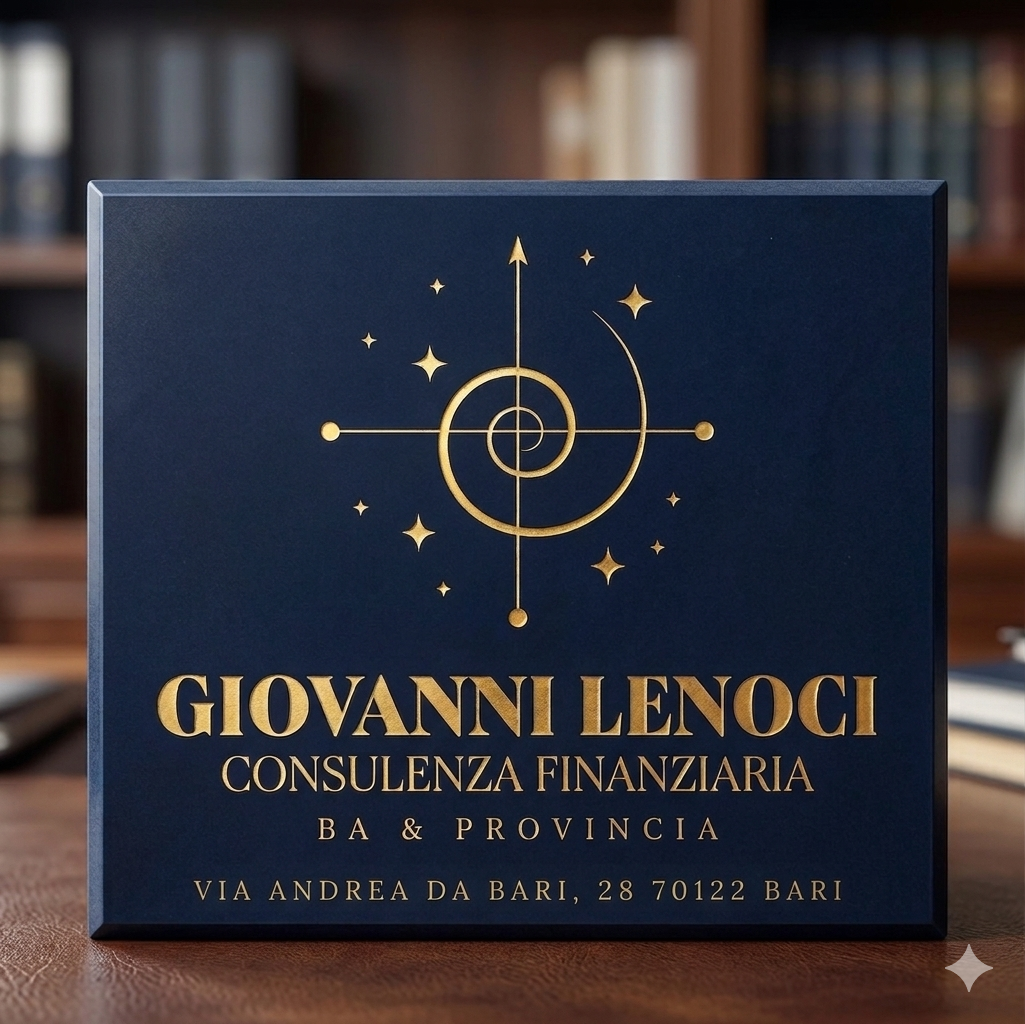 Targa dello studio Giovanni Lenoci Consulenza Finanziaria — Via Andrea da Bari, 28 Bari
